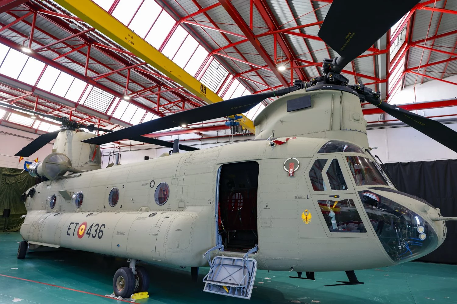 Chinook modernizado (Fuente Marco Romero- Ministerio de Defensa)