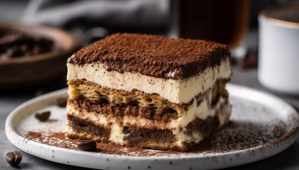 Ingredientes para un delicioso tiramisú italiano