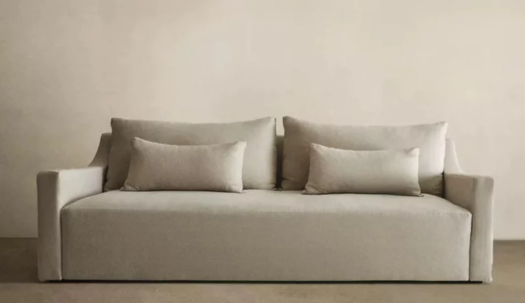 Así es el sofá minimalista de Zara Home