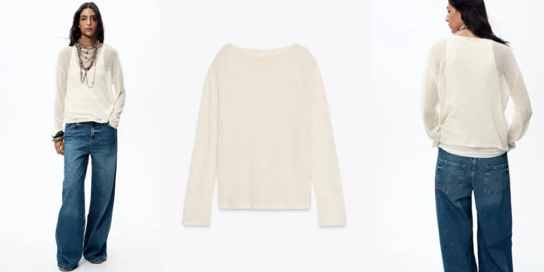 Zara apuesta por un jersey que te permite caminar fresca en verano