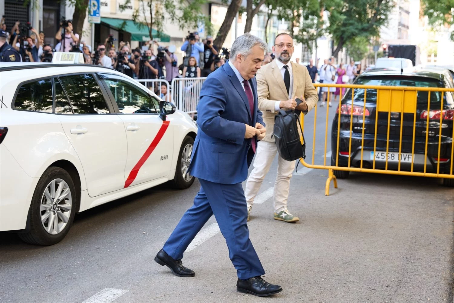 Santos Cerdán a su llegada al Supremo. EP