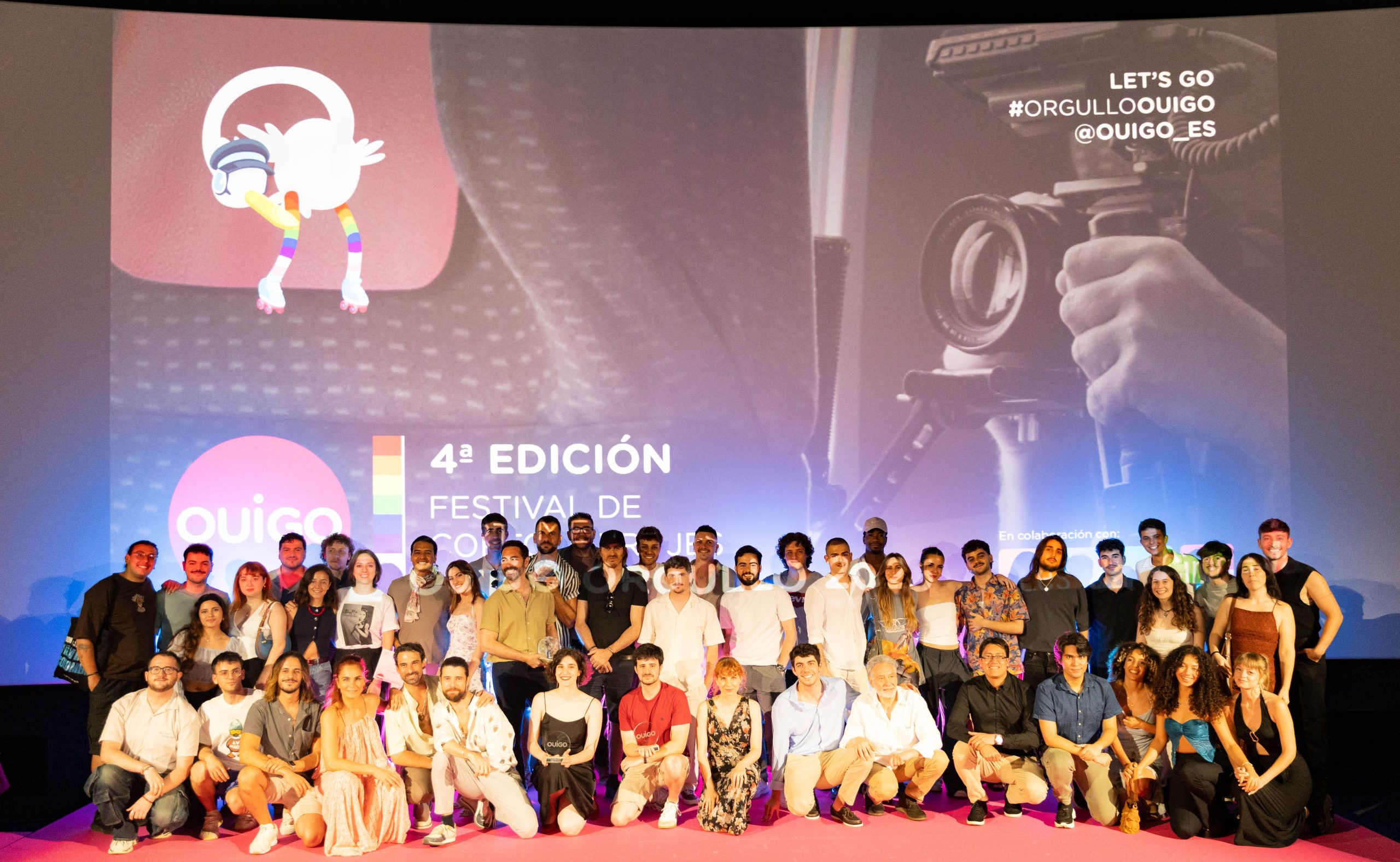 Participantes del Festival de Cortometrajes OUIGO Orgullo 2025 scaled Moncloa
