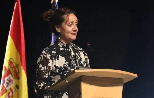 Virginia Borrallo durante su etapa como alcaldesa. AGENCIAS
