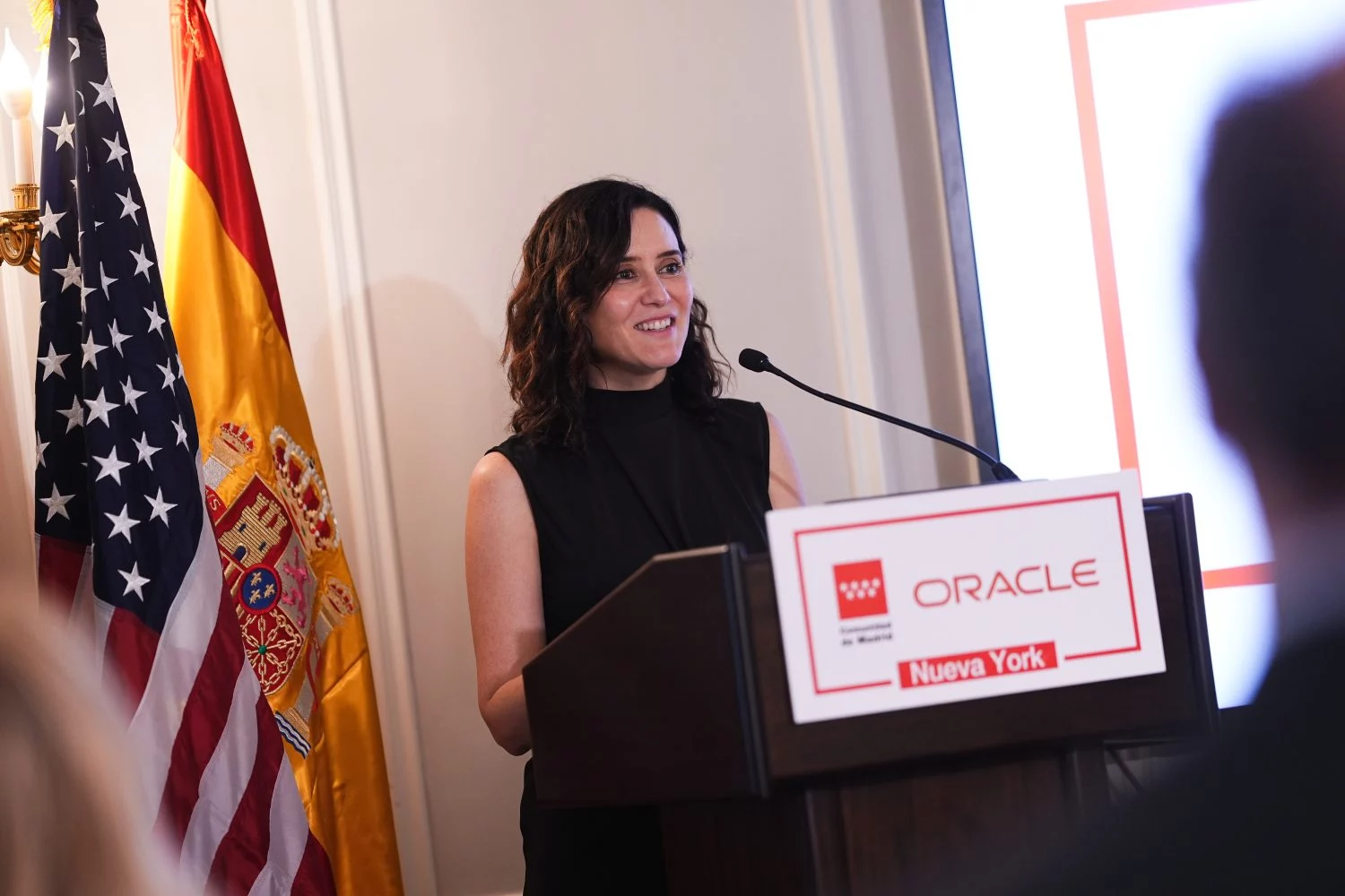Ayuso en Nueva York (Fuente: Comunidad de Madrid)