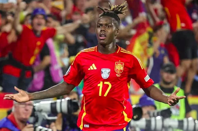 Nico Williams con la selección española. EP