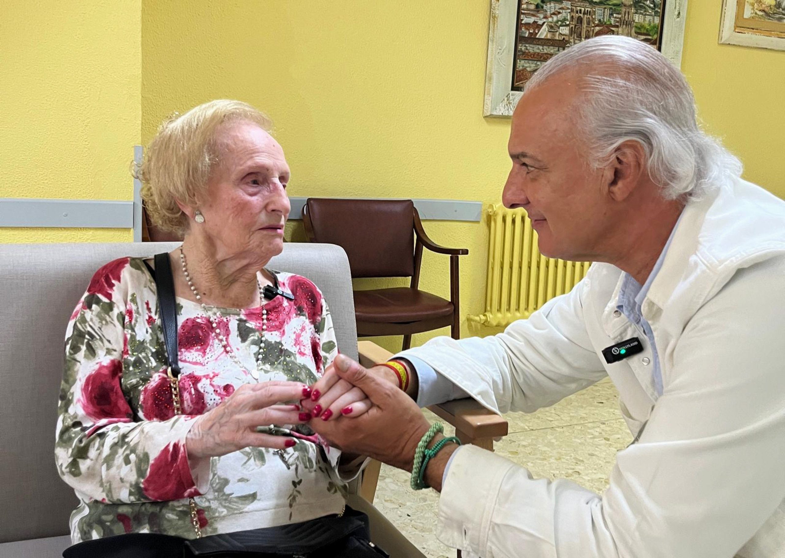 Dr.Manuel de la Peña: "La vida es un tango y hay que bailarlo como venga" como Esperanza Cortiñas de 108 años 1 Moncloa ESPERANZA CORTIAS scaled Moncloa
