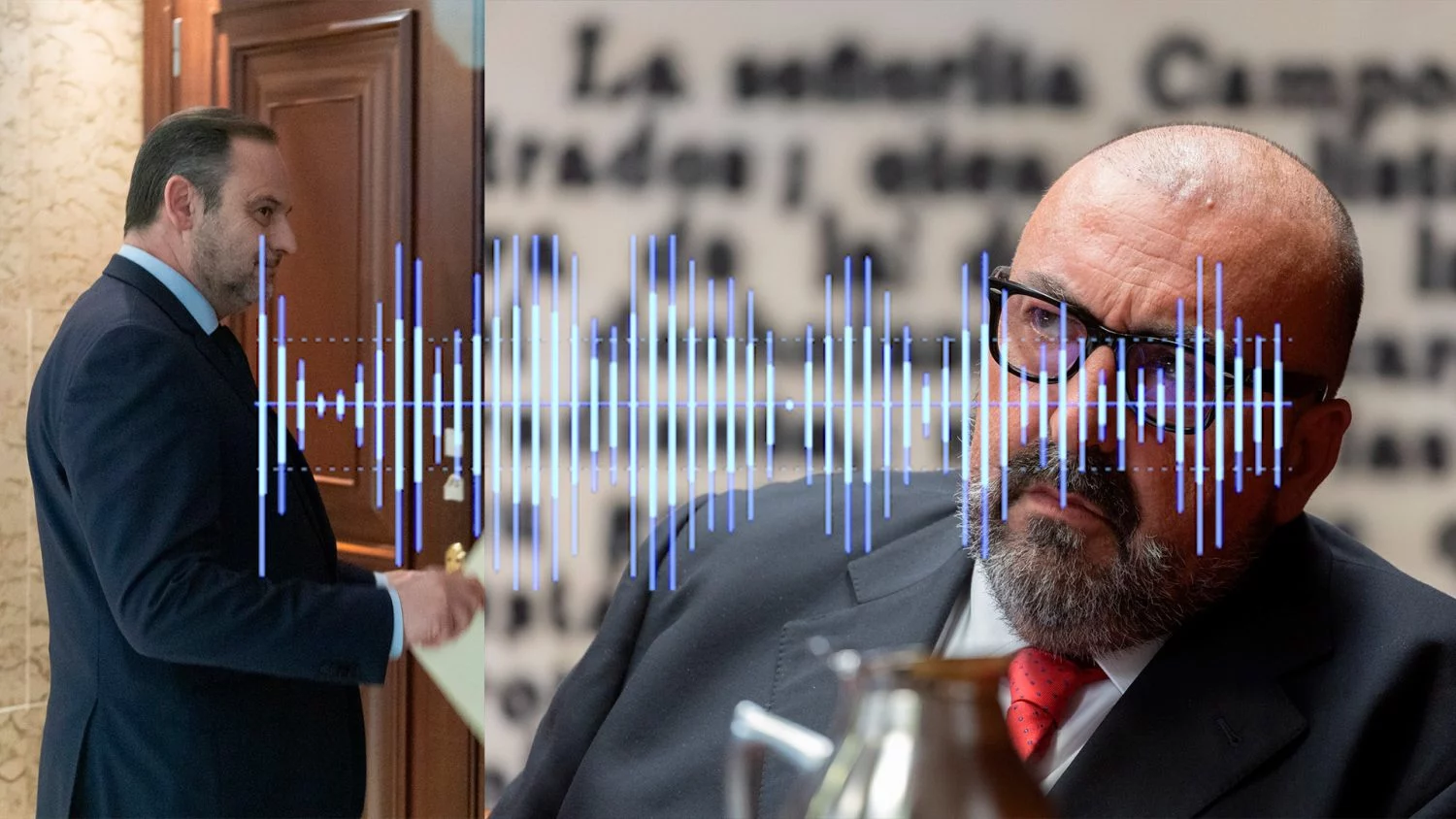 José Luis Ábalos y Koldo García en un audio grabado por el segundo.