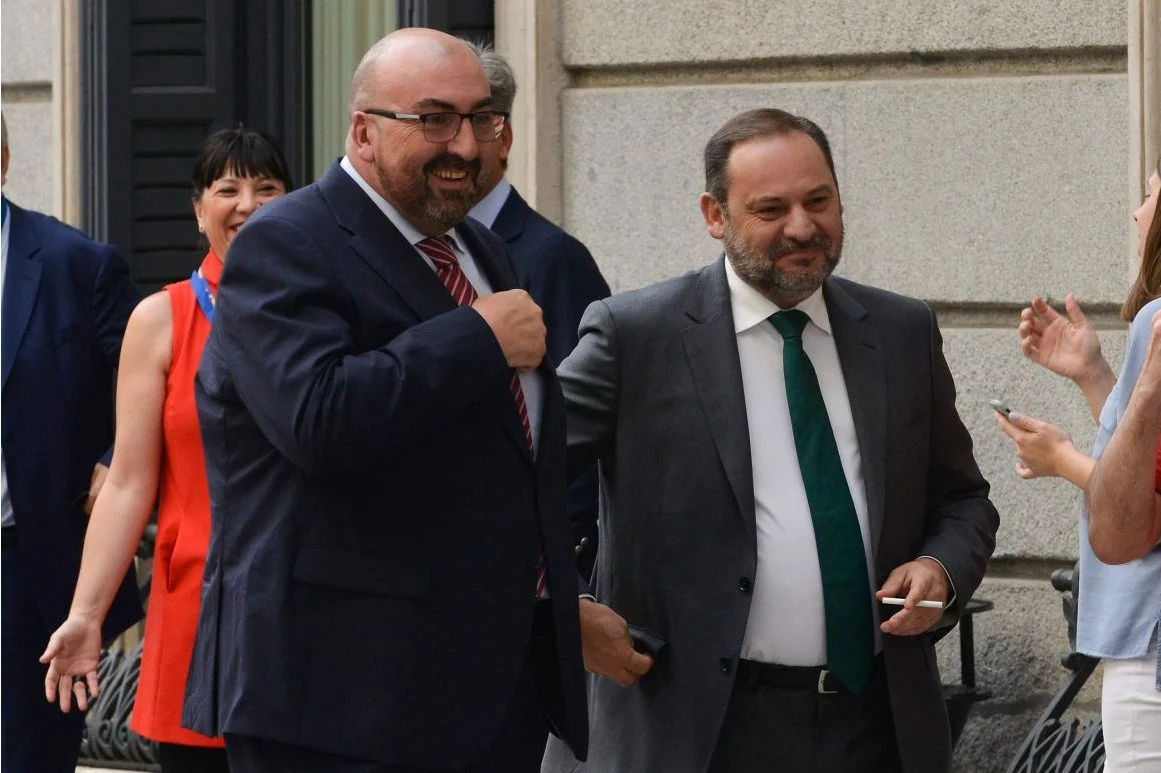 Koldo García y José Luis Ábalos en una imagen de archivo. AGENCIAS
