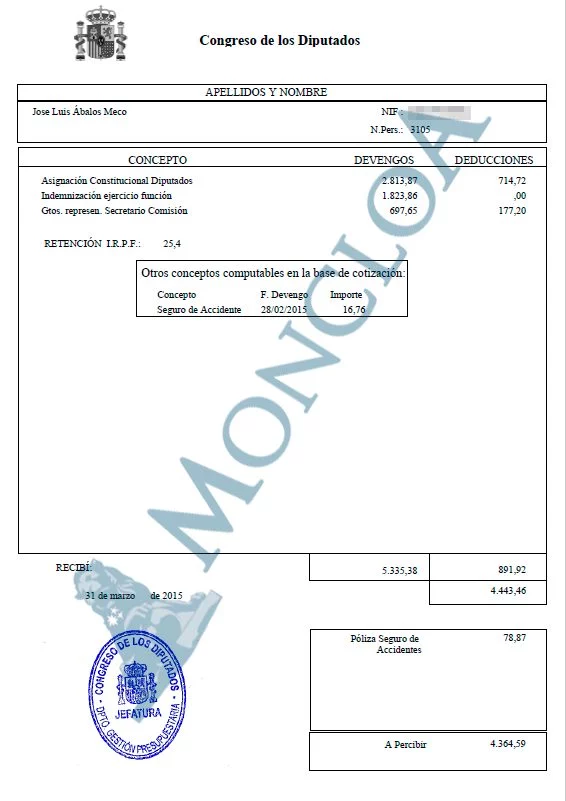 El misterioso sueldo de Ábalos: dietas, nóminas, kilómetros y aportaciones al PSOE 2 Moncloa nomina 2 Moncloa