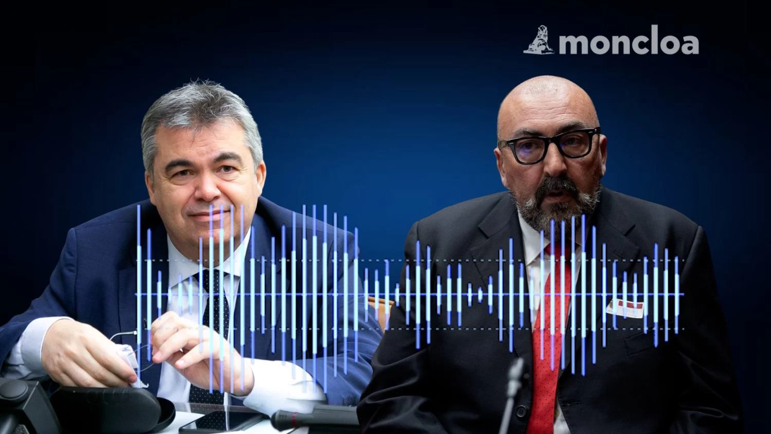 Santos Cerdán y Koldo García en un foto montaje.