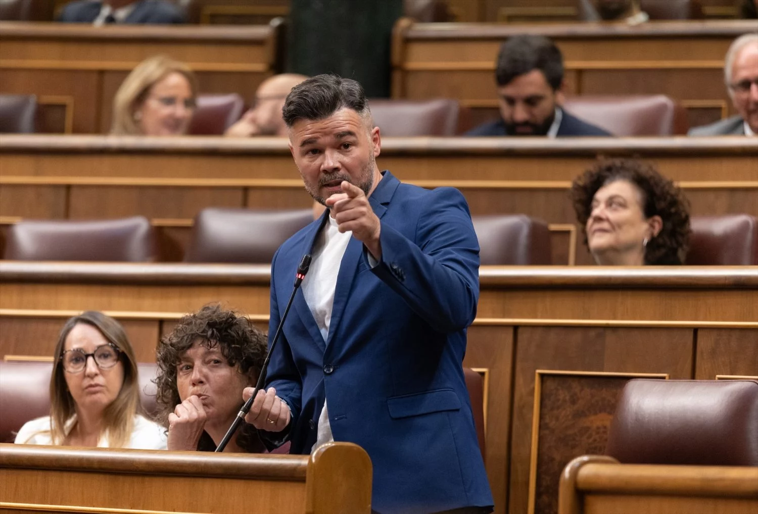 Gabriel Rufián, portavoz de ERC en el Congreso (Fuente: Agencias)