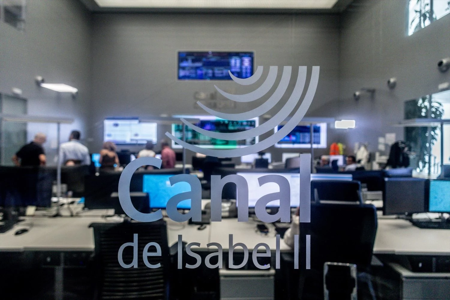 Centro de Control de Canal de Isabel II, a 11 de agosto de 2025, en Majadahonda, Madrid (Fuente: Agencias)