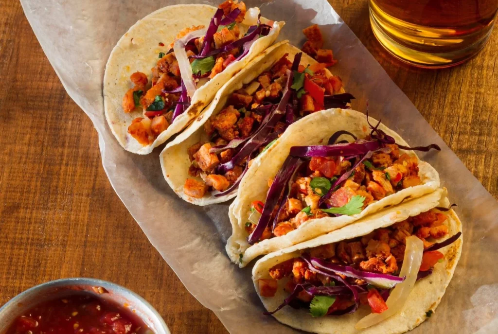Ingredientes para unos deliciosos tacos de pescado a la plancha