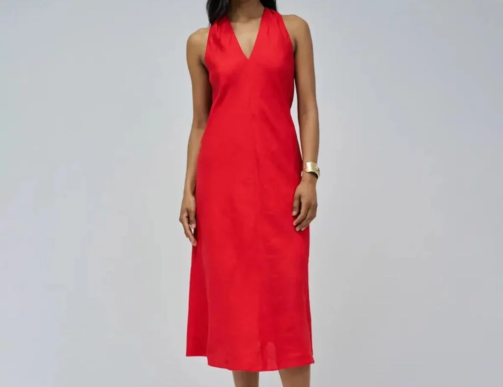 Salsa Jeans vestido midi de lino en El Corte Inglés