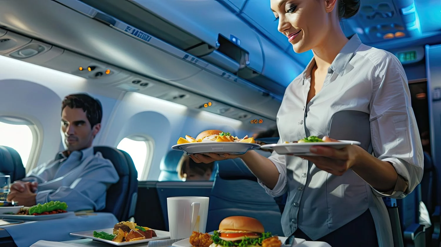 Laura Mazafena (27), ex azafata de vuelo revela qué ocurre con la comida: 