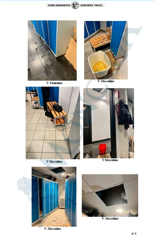 El lamentable estado de una comisaría de la Ertzaintza: goteras y escombros en zonas de evacuación 8 Moncloa foto 8 Moncloa