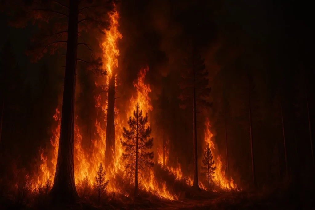 PP y PSOE siguen empeñados en mantener la batalla política gracias a los incendios 2 Moncloa Incendio forestal en España, agosto 2025 (Fuente: Agencias)