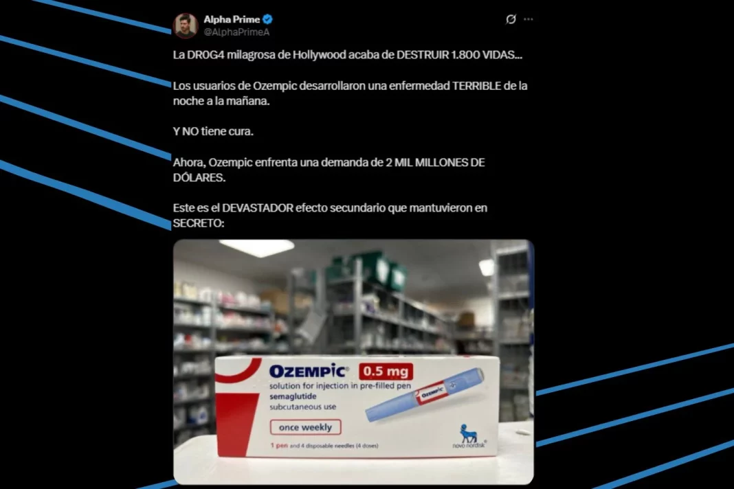 Los efectos secundarios del Ozempic es alarmantes