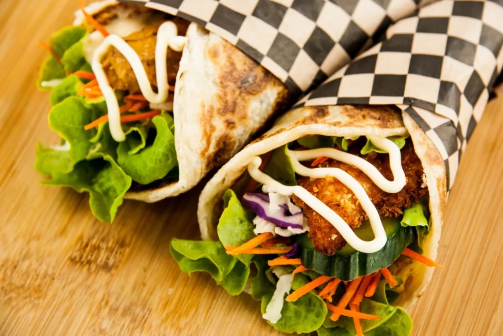 Paso a paso para armar el sándwich de pollo