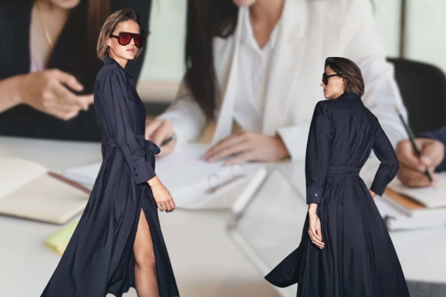 El vestido camisa de Zara que define el otoño: elegancia y estilo profesional en una sola prenda