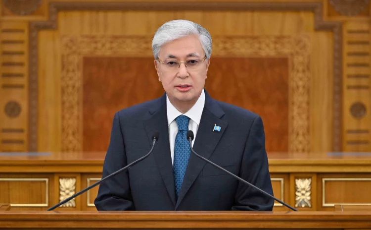 El presidente Tokayev de Kazajstán.