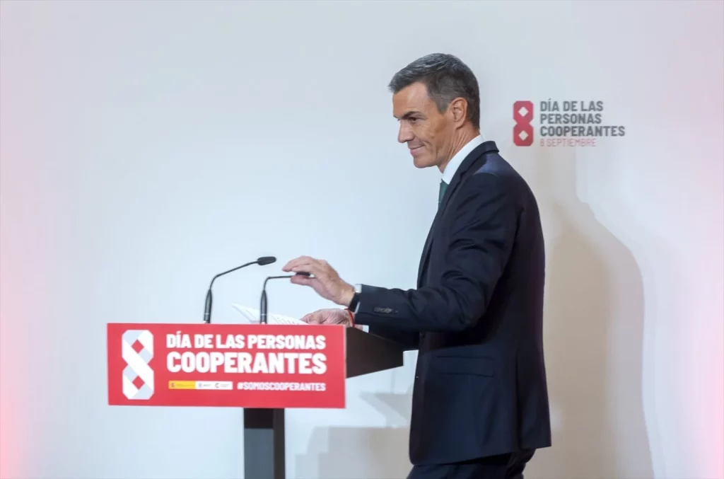 EuropaPress 6941787 presidente gobierno pedro sanchez interviene acto agencia espanola Moncloa