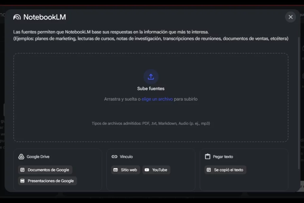 Google actualiza la herramienta NotebookLM