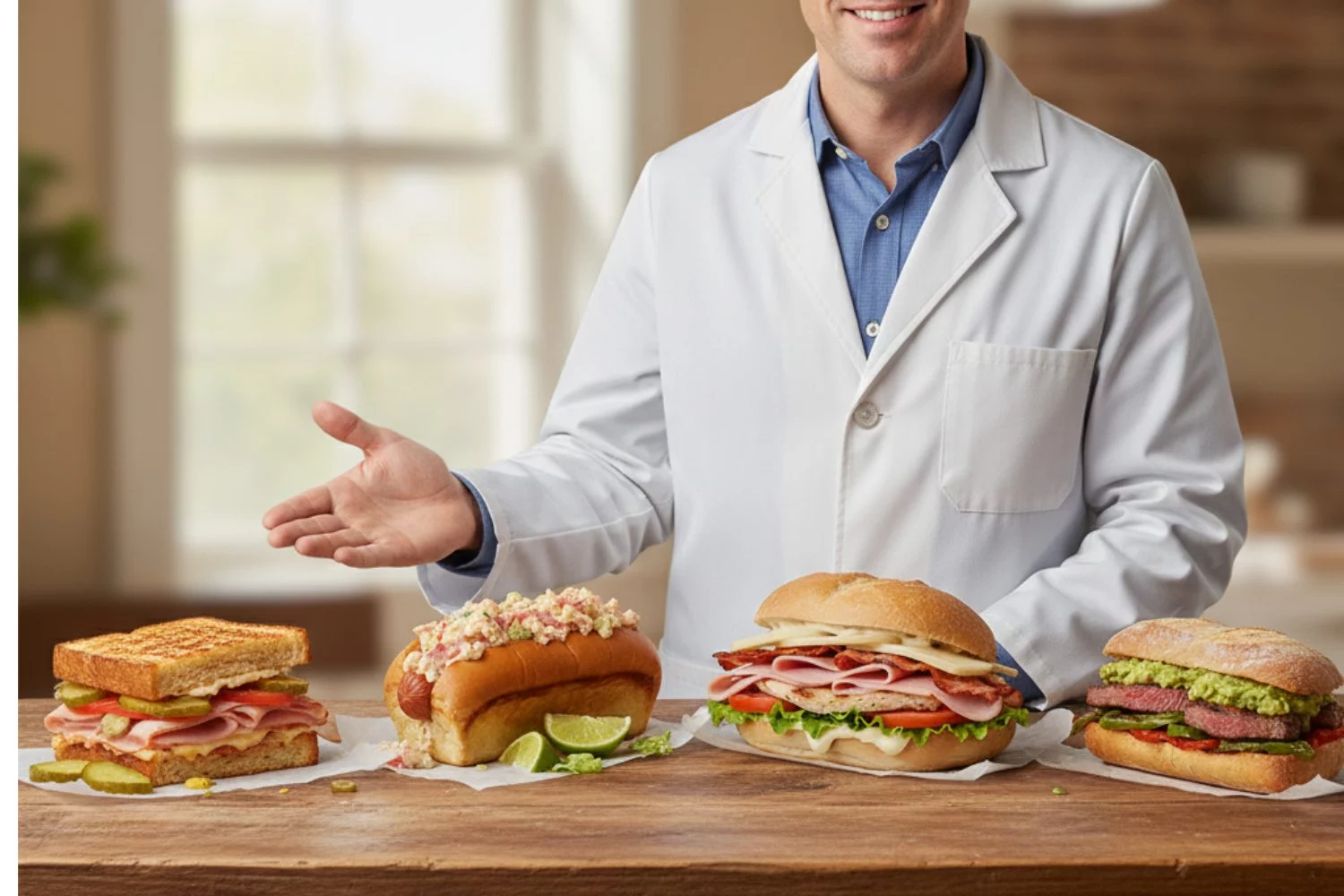 Dr. Rubén Fernández (41), nutricionista: “con estos 5 sándwiches saludables nunca te aburres de la dieta ni sacrificas el sabor”